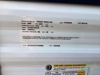 2027 Forest River RV Cherokee — engine compartment view