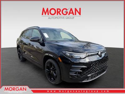2026 Volkswagen Tiguan 2.0T SE R-Line Black in Black — front three-quarter view