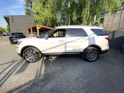 2018 Ford Explorer — rear three-quarter view
