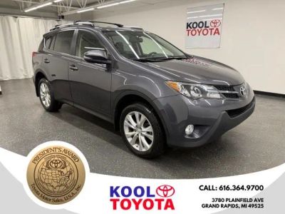 2015 Toyota RAV4 Limited in Magnetic Gray Metallic — front three-quarter view