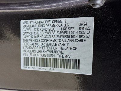 2024 Honda Odyssey — photo 39 view