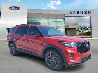 2026 Ford Explorer — rear three-quarter view