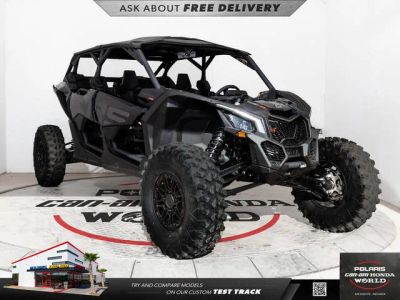 2026 Can-Am® Maverick X3 Max X RS Turbo RR Triple Black — front three-quarter view
