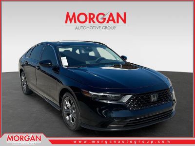 2024 Honda Accord Sedan EX in Crystal Black Pearl — front three-quarter view