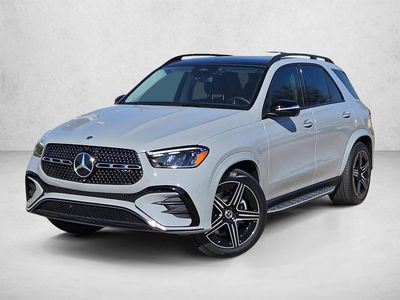 2026 Mercedes-Benz GLE 350 GLE 350 SUV in MANUFAKTUR Alpine Gray — front three-quarter view