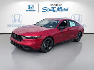 2026 Honda Accord Hybrid — rear three-quarter view