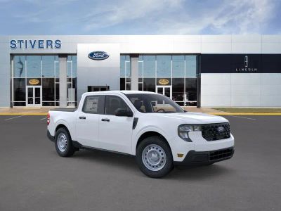 2026 Ford Maverick XL in Oxford White — front three-quarter view