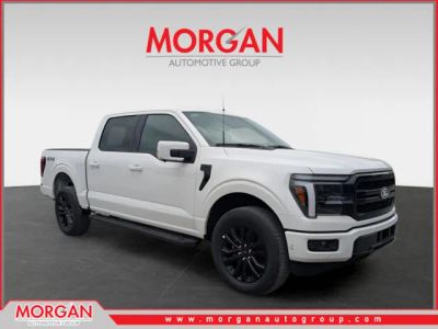 2026 Ford F-150 Lariat in White — front three-quarter view