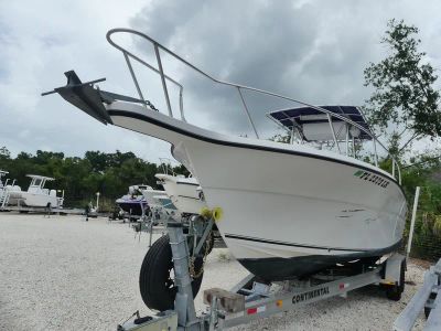 2001 Angler 252F — rear three-quarter view