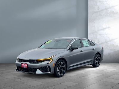 2026 Kia K5 — front three-quarter view