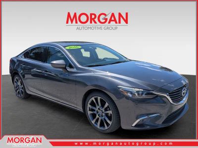 2016 Mazda Mazda6 6 i Grand Touring in Meteor Gray Mica — front three-quarter view