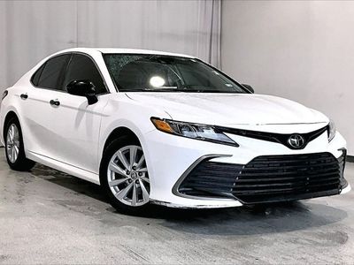 2023 Toyota Camry in Ice Edge — front three-quarter view