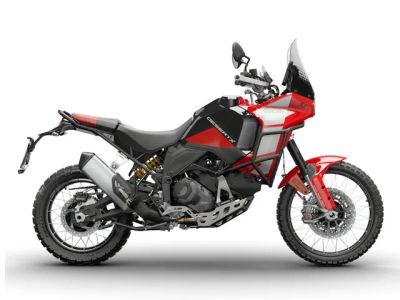 2025 Ducati Desert X Discovery — front three-quarter view