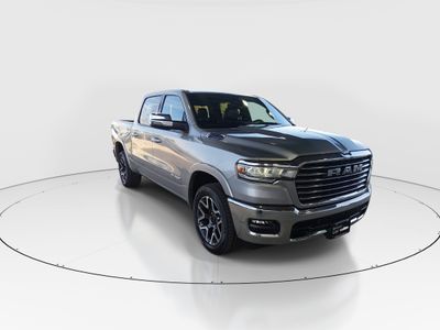 2025 Ram 1500 Laramie 4x4 Crew Cab 5'7" Box — front three-quarter view