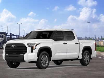 2026 Toyota Tundra SR5 in Ice Cap — front three-quarter view
