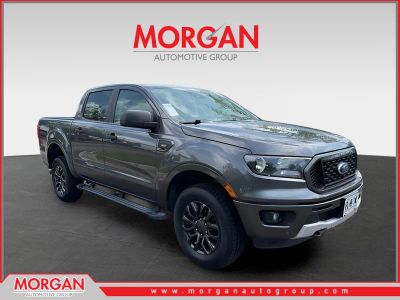 2019 Ford Ranger XLT in Gray — front three-quarter view