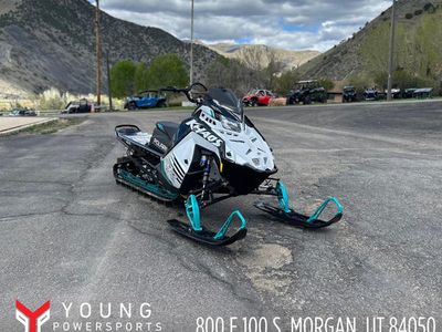 2025 Polaris 9R RMK KHAOS 165 White and Teal - Photo 1