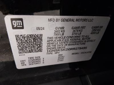 2024 Chevrolet Tahoe — photo 21 view