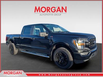 2023 Ford F-150 XLT in Black — front three-quarter view