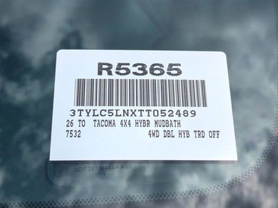 2026 Toyota Tacoma Hybrid — photo 19 view