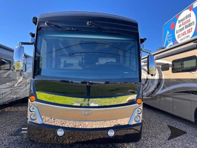 2020 Fleetwood RV American Revolution — rear three-quarter view