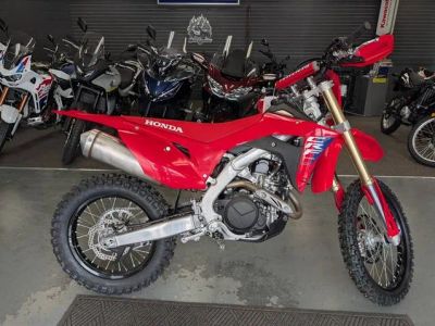2025 Honda® CRF450X — front three-quarter view