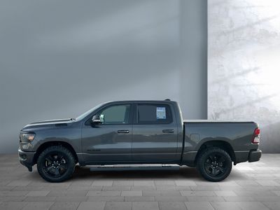 2021 Ram 1500 — rear three-quarter view