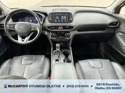 2019 Hyundai Santa Fe — rear three-quarter view