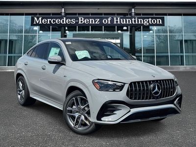 2026 Mercedes-Benz GLE 53 AMG in MANUFAKTUR Alpine Grey — front three-quarter view