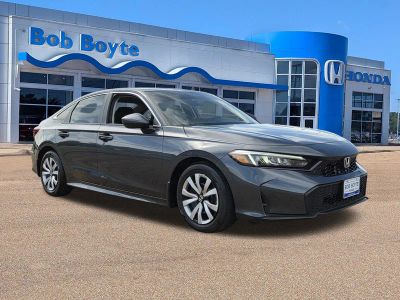 2025 Honda Civic Sedan — rear three-quarter view