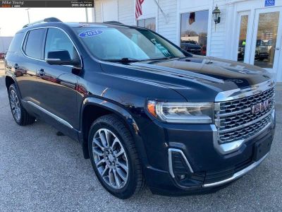 2021 GMC Acadia — rear three-quarter view