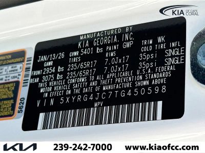 2026 Kia Sorento — photo 40 view