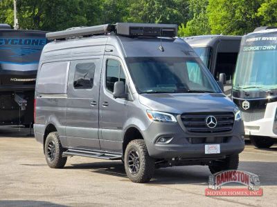 2027 Revel 44EC in SELENITE GREY — front three-quarter view