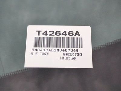 2021 Hyundai Tucson — photo 17 view