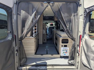 2026 Winnebago Solis — rear three-quarter view