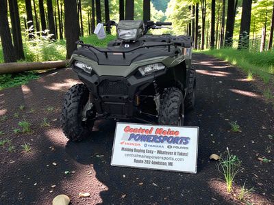 2026 Polaris Sportsman 450 H.O. — rear three-quarter view