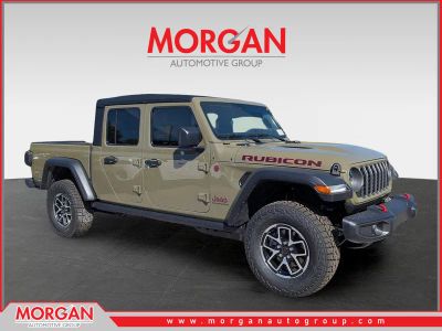 2026 Jeep Gladiator Rubicon in Green — front three-quarter view