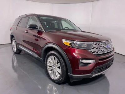 2022 Ford Explorer — rear three-quarter view