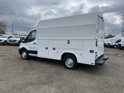 2026 Ford Transit Cutaway — rear three-quarter view