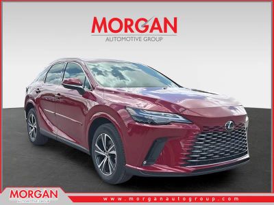 2026 Lexus RX 350 Premium in Matador Red — front three-quarter view