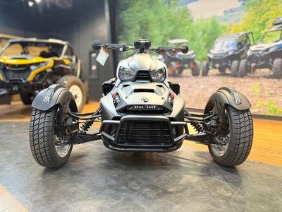 2025 Can-Am Ryker Rally in BLACK — front three-quarter view