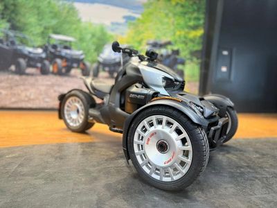 2025 Can-Am Ryker Rally — rear three-quarter view