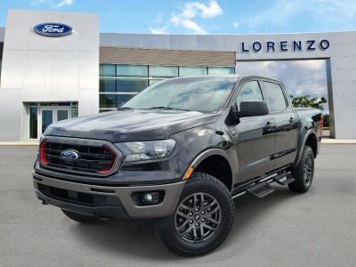 2021 Ford Ranger XLT 4WD in Shadow Black — front three-quarter view