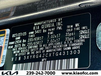 2026 Kia Sorento — photo 40 view