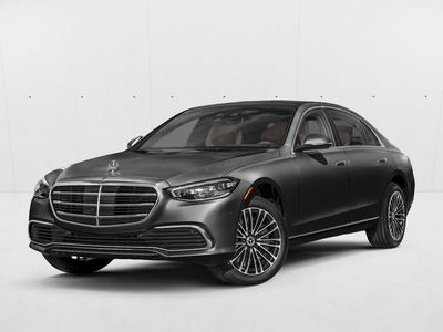 2026 Mercedes-Benz S-Class S 580 4MATIC &reg; Sedan in Obsidian Black — front three-quarter view