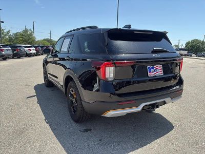 2026 Ford Explorer — rear three-quarter view