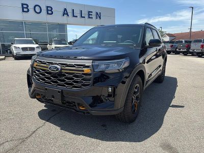 2026 Ford Explorer Tremor in Agate Black — front three-quarter view