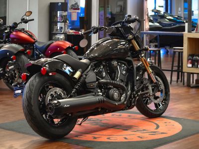 2026 Indian Motorcycle 101 Scout Black Crystal with Super Graphite — photo 8 view