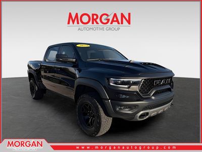 2023 Ram 1500 TRX in Diamond Black Crystal Pearlcoat — front three-quarter view