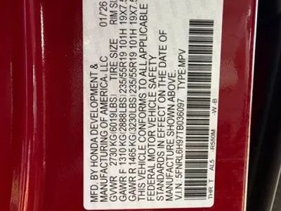 2026 Honda Odyssey — photo 26 view